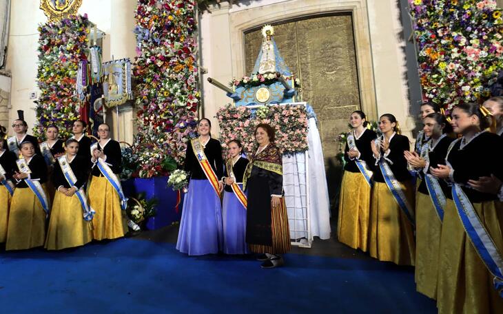 Ofrenda de flores.